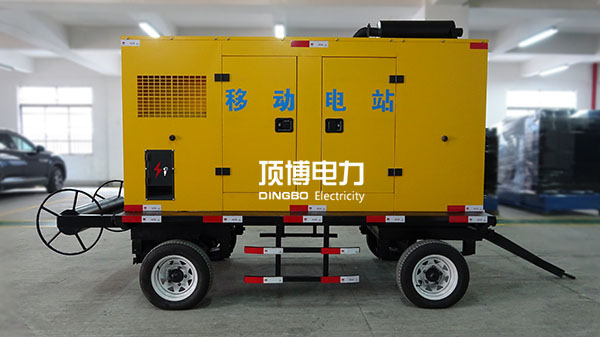 頂博電力移動拖車柴油發(fā)電機(jī)組的結(jié)構(gòu)特點